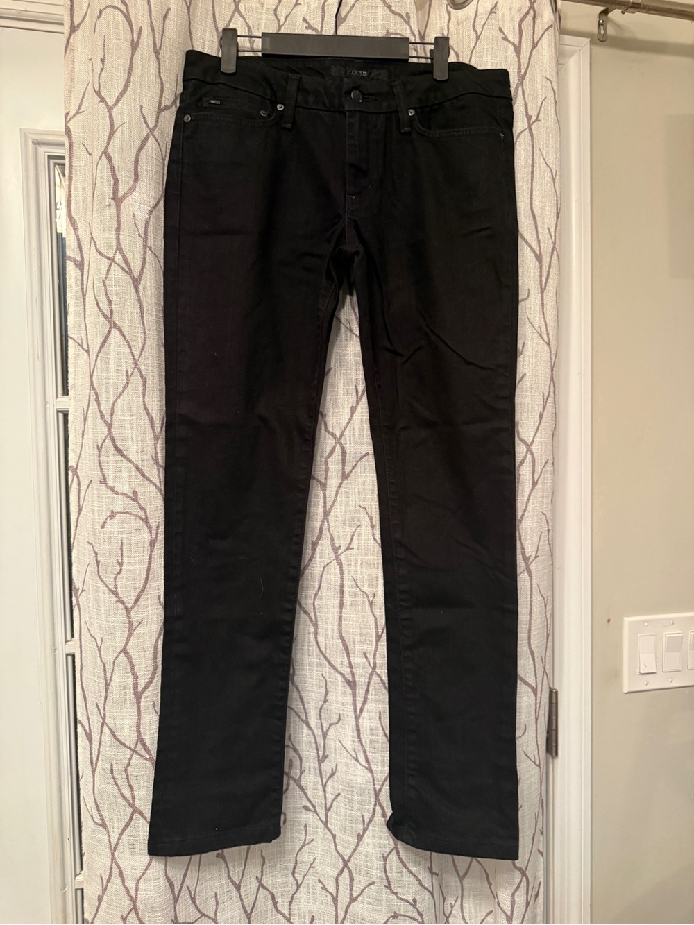 Joe's Jeans Slim Straight Black Jeans